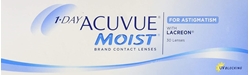 תמונה של עדשות מגע יומיות 1 Day Acuvue Moist for Astigmatism (30 lenses) Johnson & Johnson