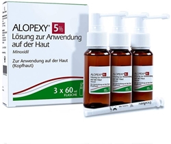Изображение Alopexy 5%, 3x60 ml solution