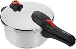 Изображение AmazonBasics - Stainless steel pressure cooker, 4 liters