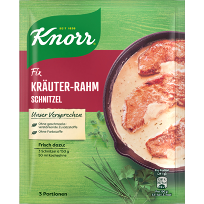 Изображение Knorr Fix Herbal Cream Schnitzel 47g