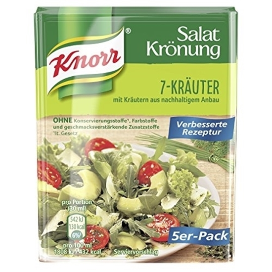 Picture of Knorr Salatkrönung dry 7 herbs for 450ml 40g