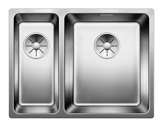 Picture of BLANCO Andano 340/180-IF stainless steel sink InFino silk gloss without pull knob 522973