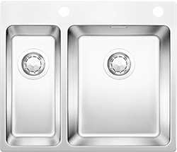 Изображение BLANCO Andano 340/340-IF / A Stainless steel sink InFino with pull knob 522997