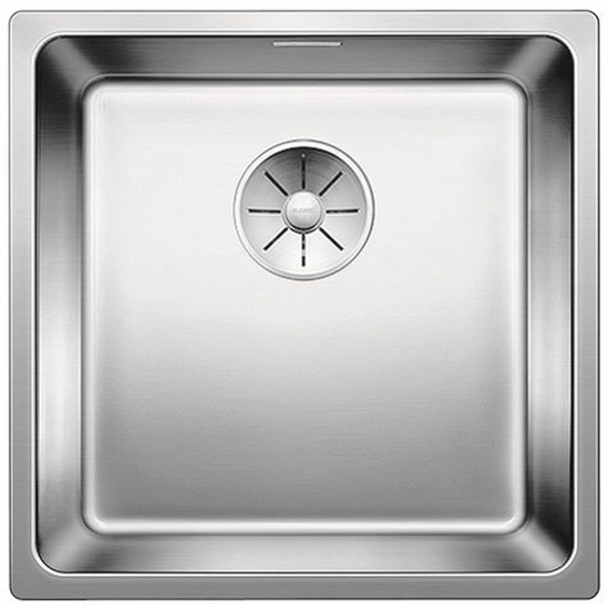 Picture of BLANCO Andano 400-IF stainless steel sink InFino silk gloss with pull button 522958