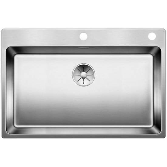 Изображение BLANCO Andano 700-IF / A stainless steel sink silk gloss with Ablauffernbed. 522995
