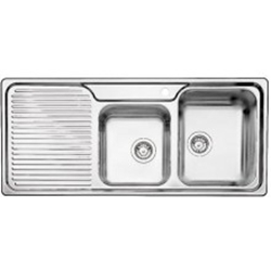 Picture of BLANCO CLASSIC 8 S stainless steel sink silk gloss basin right 507643