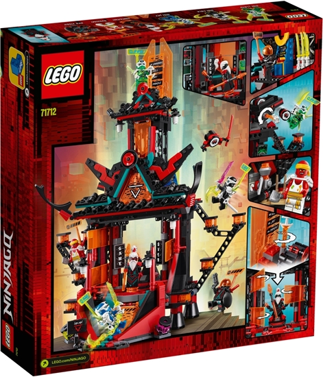 Picture of LEGO 71712 Ninja Empire Temple of Nonsense, Construction Set with 6 minifigures, Ninja Toy for Children