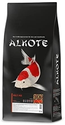 Изображение ALKOTE Multi Mix Seasonal Food for Koi Carp, Floating Pellets for Summer Months, Complete Feed, 13.5 KG,Length: 6mm 
