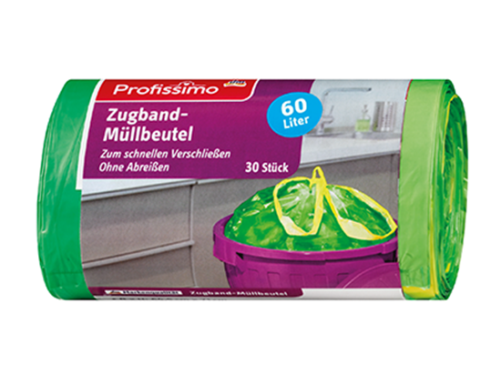 Picture of Profissimo Garbage bags with drawstring 60 l, 30 pcs