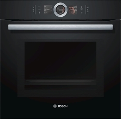 Изображение Bosch HNG6764B6 Series 8, Built-in oven with microwave and steam function 60 x 60 cm black