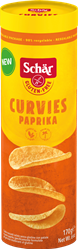 Picture of Schär Curvies potato chips paprika, 170 g