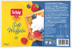 Picture of Schär Soft waffles, gluten-free (4 pieces), 100 g