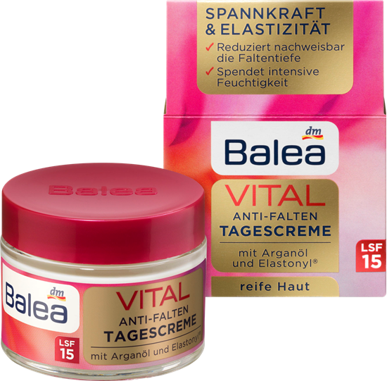 Picture of Balea VITAL Anti-Wrinkle Day Cream SPF 15, 50 ml