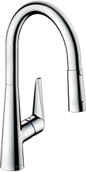 Picture of Hansgrohe Talis M51 single lever kitchen mixer 200, chrome, with pull-out spout 72813000
