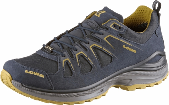 Изображение LOWA INNOX EVO GTX LO multifunctional outdoor shoe men steel blue/mustard, SIZE 46