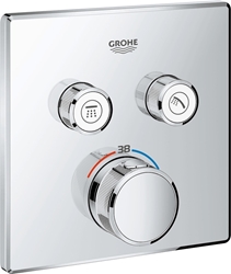 Picture of Grohe Grohtherm Smartcontrol shower thermostat 29124000, chrome, with 2 shut-off valves