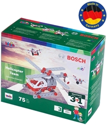 Picture of Bosch Theo Klein 8791 Construction Kit, 3 in 1 Helicopter Team, Multi-Colour
