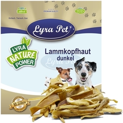 Picture of Lyra Pet 10 kg lamb scalp dark dog food treats snack barf skin low in fat