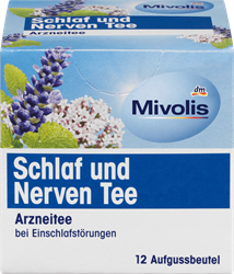 Изображение Mivolis Medicinal tea, sleep and nerves tea (12 x 1.5 g), 18 g