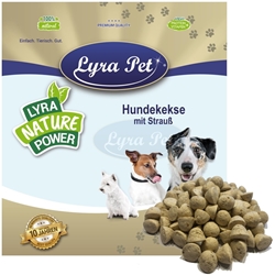 Picture of Lyra Pet 5 kg dog biscuits with an ostrich
