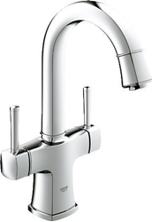 Picture of Grohe Grandera two-handle basin mixer, L-Size with waste set, chrome