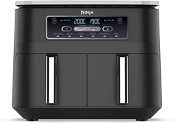 Picture of Ninja Foodi Dual Zone AF300EU Hot Air Fryer with 6 Functions and 2 Independent Cooking Zones