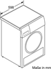 Picture of Bosch WTW87541 Series 8, 9 KG heat pump condenser dryer (White)