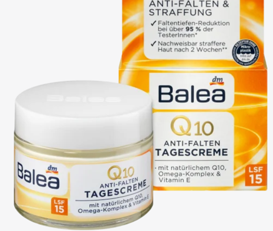 Picture of Balea Q10 anti-wrinkle day cream, 50 ml