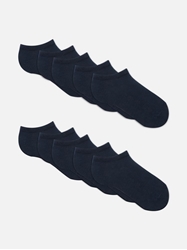 Picture of  10pk Trainer Socks navy SIZE  AGE 7-10 Y