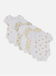 Picture of 7pk Mixed Animal Print Bodysuits