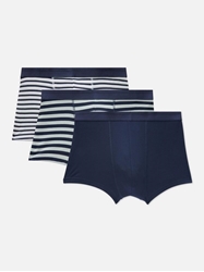 Picture of 3pk Mixed Stripe Hipster Boxers