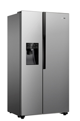 Изображение Gorenje NRS 9182 VX side-by-side combination, 90.8 cm wide, 562 l, FastFreeze, IceMaker, water dispenser, stainless steel