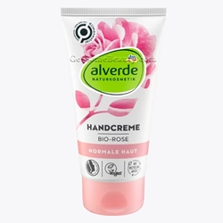 Picture of alverde  NATURAL COSMETICS Hand Cream Organic Rose, 75 ml