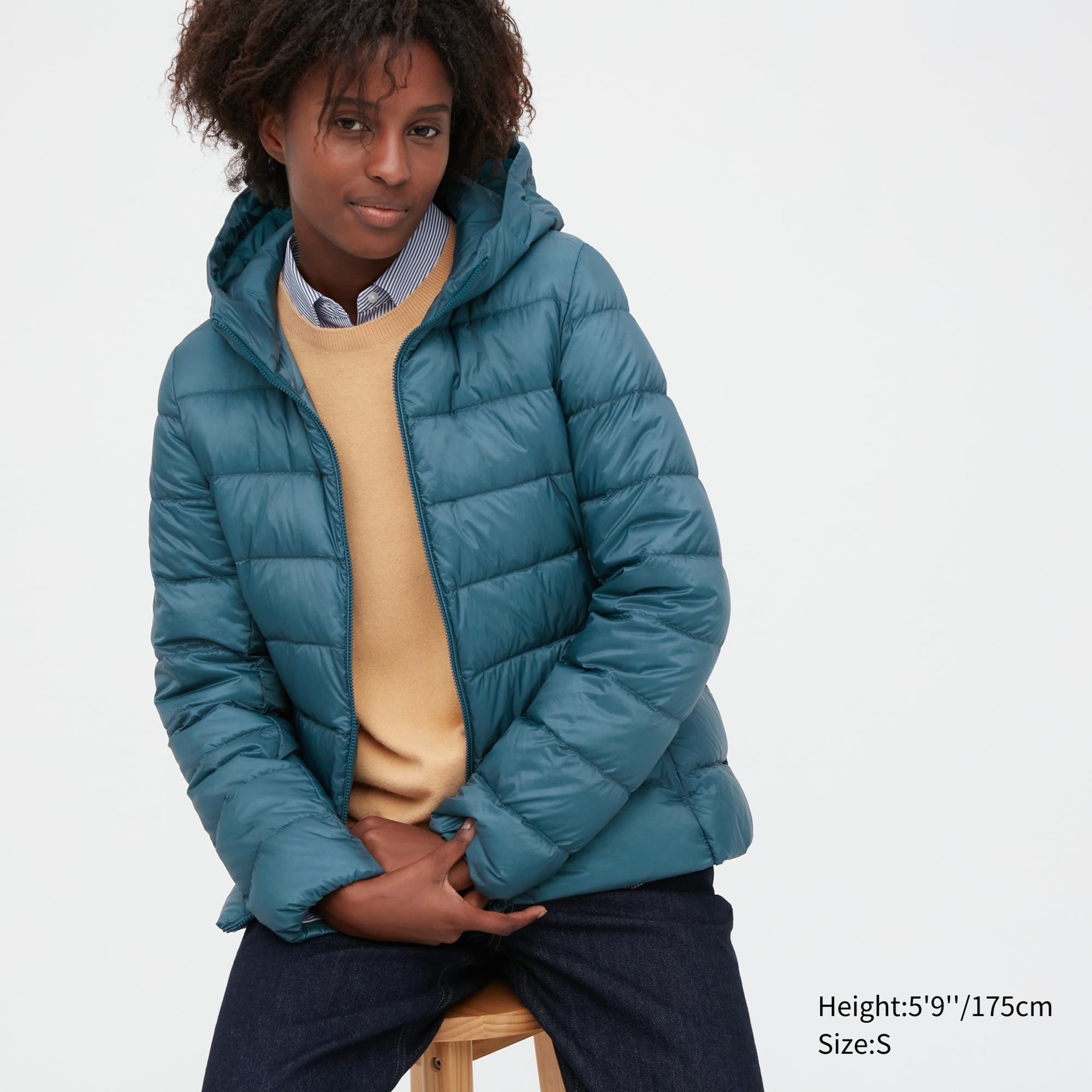 ultra light hooded down jacket