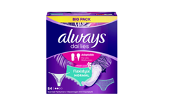 Picture of always Panty liner Normal Flexistyle with fresh scent BigPack, 54 pcs