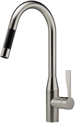 Picture of Dornbracht Single Lever Mixer Tap with Shower Down Function Sync  240 mm Platinum Matte 33870895 06