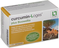 Picture of Curcumin-Loges plus Boswellia - turmeric capsules with incense (120 pcs)