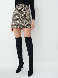 Picture of MOHITO Patterned skirt, Color  -  beige
