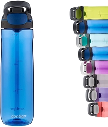 תמונה של בקבוק מים, אידיאלי לספורט, רכיבה על אופניים, ריצה, טיולים, 720 מ"ל, צבע: אפור מונקו Contigo Cortland Autoseal