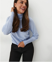 Picture of MOHITO turtleneck sweater, Color: Blue