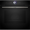 Изображение Bosch HBG7764B1 Series 8, built-in oven, 71l, Air Fry, pyrolysis, Home Connect, digital control ring, crisp function, black