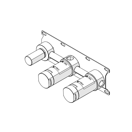 Picture of LINKI INC305 Rough-in for bath and shower tap set with shower hand