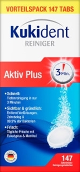 תמונה של מנקה שיניים לתותבות Kukident  AktivPlus